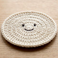 Ghost Coaster — the finished object this pattern is designed to produce