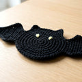 Bat Coaster — the finished object this pattern is designed to produce