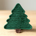 Christmas Tree Coaster — the finished object this pattern is designed to produce