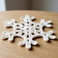Snowflake Coaster — the finished object this pattern is designed to produce