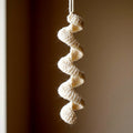 Ghost Spiral Ornament — the finished object this pattern is designed to produce