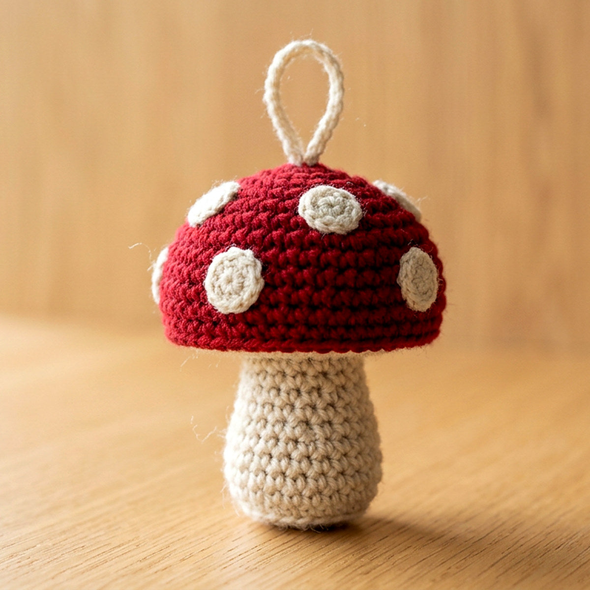 Bramble the Toadstool — the finished object this pattern is designed to produce