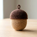 Hazel the Acorn — No-Sew Mini — the finished object this pattern is designed to produce