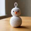 Tuck the Snowman — No-Sew Mini — the finished object this pattern is designed to produce