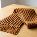 Ribbed Scarf and Cowl — One Stitch, Two Finishes — the finished object this pattern is designed to produce