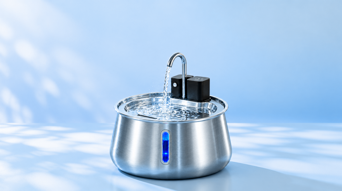 KROCHE fountain with water splash